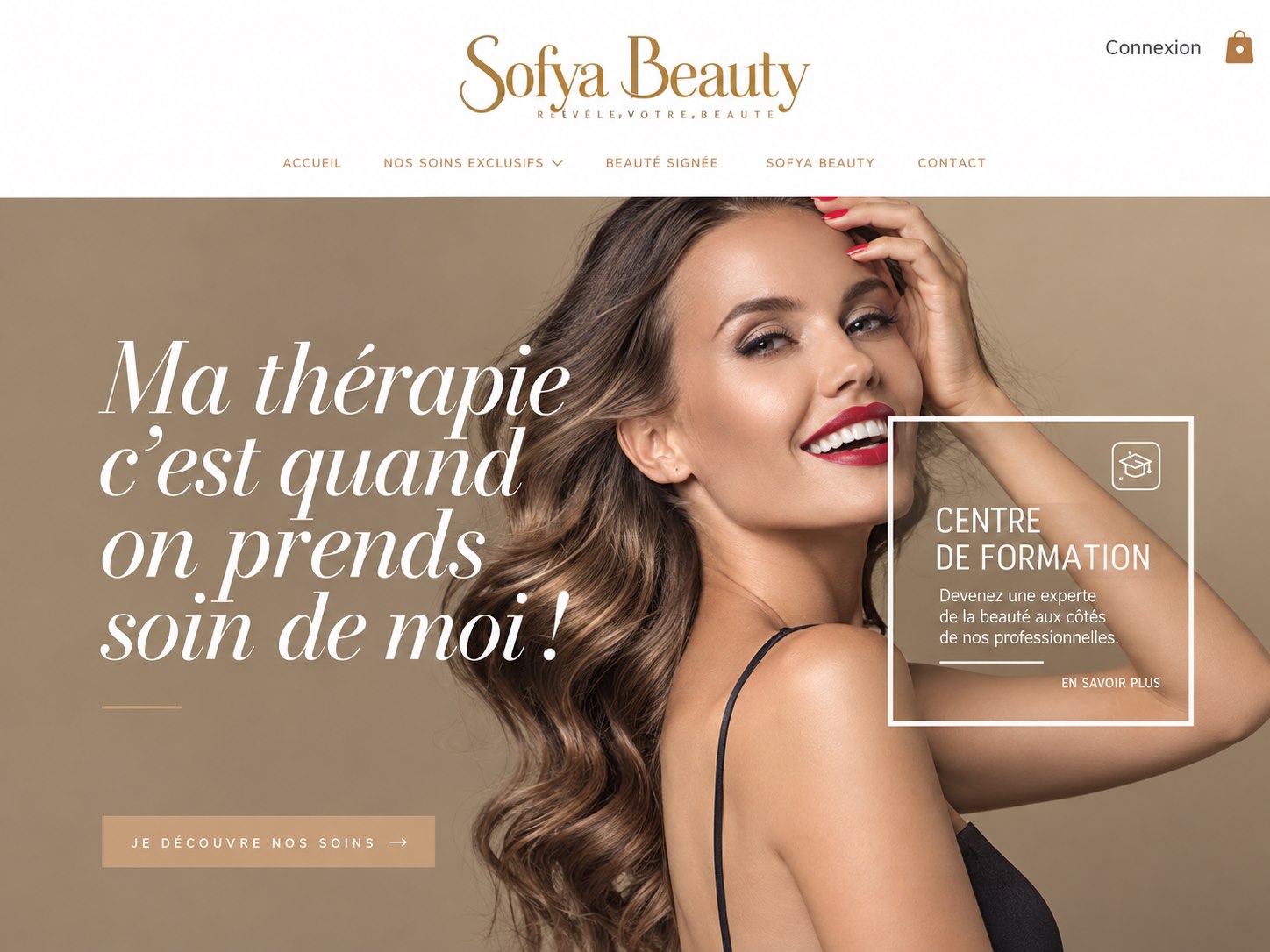 Sofya Beauty website preview
